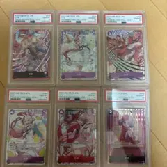 ワンピース カード ウタ　プレミアムコレクション psa10 6連番