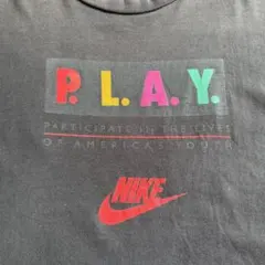 90s 銀タグ NIKE P.L.A.Y. ナイキ Tシャツ USA製