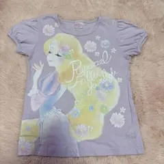 ラプンツェル Tシャツ 紫　120cm