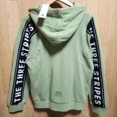 【Mサイズ】Adidas フレンチテリー フルジップパーカー グリーン