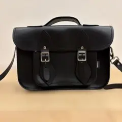 【Zatchels ザッチェルズ サッチェルバッグ ブラック 英国製】のサムネイル