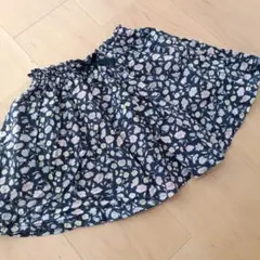 プティマイン 花柄 スカート 100cm