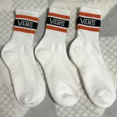VANS ストライプソックス 3足セット 25-27cm