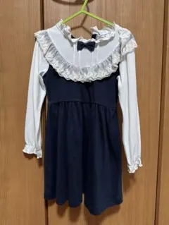 D'argent ワンピース 110cm ネイビー