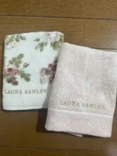 新品　ローラアシュレイ　タオルハンカチ2枚