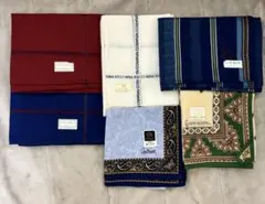 新品 メンズ ブランドハンカチ　6枚 NINA RICCI VALENTINO