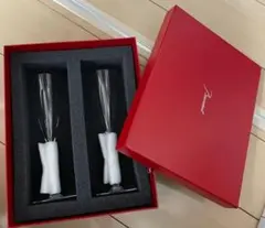 【新品未使用】Baccarat バカラ シャンパングラス ペアグラスのサムネイル