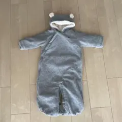 babyGapフリース フード付きアウター グレー