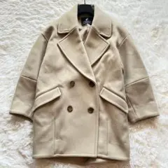極美品　スナイデル　高級イタリア生地　ダブルブレストコート　近年モデル　ベージュ