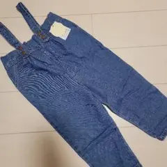 100サイズ バースデイ テータテート デニムサス付きパンツ サロペット
