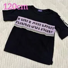 [美品]120cm アナスイミニ ロゴ スポーティー 半袖Tシャツ