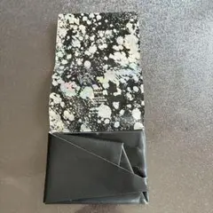 所作 三つ折り財布 日本製 黒 内側　シャボンのサムネイル