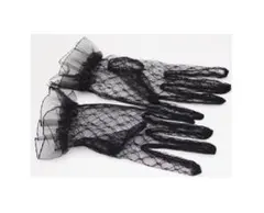 送料無料 TR1-2 GLOVES レース手袋 グローブ ブラック
