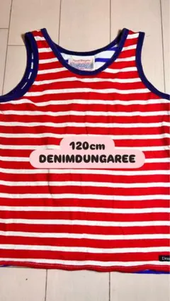 120cm DENIM DUNGAREE ノースリーブのサムネイル