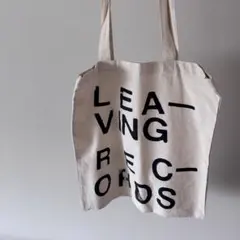 LEAVING RECORDS LOGO TOTE BAG トートバッグ