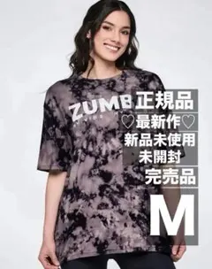 正規品 最新作 新品未開封 ZUMBA ラテンコレクション 長袖 シャツ Ｍ 正規品 最新作 新品未開封 ZUMBA アフリカン タイダイ Tシャツ M/L