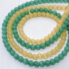 bm043/SALE！人工石◇キャッツアイ　約4mm 2連