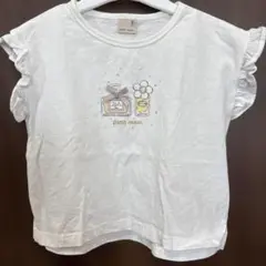 プティマイン　Tシャツ　100 女の子　白　petit main