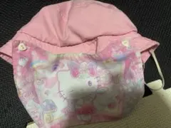 難あり　Hello Kitty ピンク バケットハット 日よけカバー付きのサムネイル