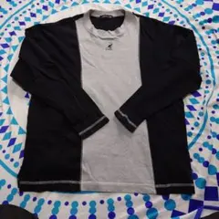 KANGOL 長袖カットソー グレー/ブラックMサイズ