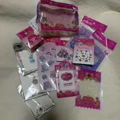 セボンスター セリア 12点セット シール めじるしチャーム ポーチ マステ