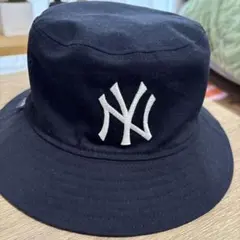NY Yankees バケットハット 黒