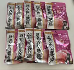 忍者めし鉄の鎧　ピーチ味　10袋セット