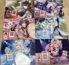 ローソンコラボ　ホロライブ　ファイル6種×クリアシート6種