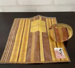 【新品未使用】沖縄 花織り ハンカチ&ミニポーチ