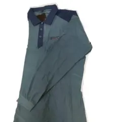 寅壱 5915-614 長袖ポロシャツ 作業服 作業着 3Lサイズ 濃コンのサムネイル