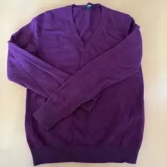 UNIQLO 紫色 カシミヤ100%セーター S レディース