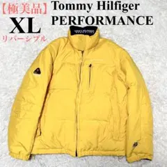 【極美品】トミーヒルフィガー　ダウンジャケット　ダウン80リバーシブル　黄　XL