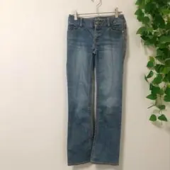 anysis ライトブルー ストレートデニム 【0】ジーンズ レディース