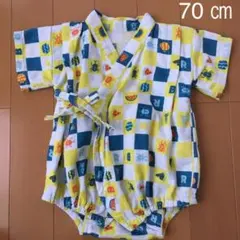甚平 ロンパース 【70㎝】ブランシェス男の子 カブトすいかクワガタ