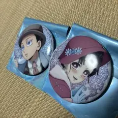 2点セット　アップ　恋雪　狛治　AGF ufotable 缶バッジ　ホログラム