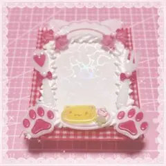 ホイップデコ レジン B8硬質ケース トレカケース デコ 地雷系 レッド 赤