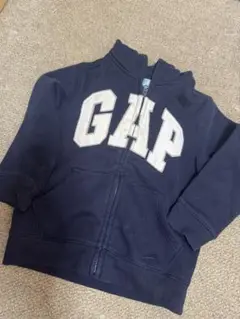 GAP ネイビー ジップアップパーカー 110
