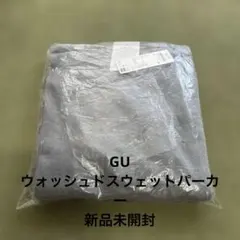 GU ウォッシュドスウェットパーカー　M