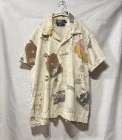 稀少XL ヴィンテージポロ ラルフローレン ヘミングウェイ オープン