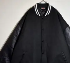 NATMEG 無地　中綿入り　ブラック　未使用品　スタジャン