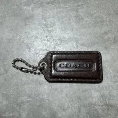 COACH ロゴチャーム タグ ㉟ ブラウン