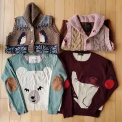 レディース　冬物　ニット　ベスト　まとめ売り