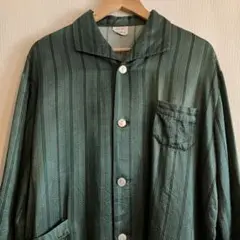 OLD ユーロ パジャマシャツ 柄シャツ サテンシャツ