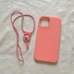早い者勝ち❣️ ピンク iPhoneケース スマホケース ショルダー付き