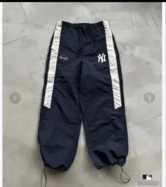 Perushu × MLB ナイロンドローコードパンツ ネイビー S ジムのサムネイル