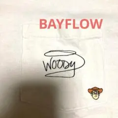 BAYFLOW ウッディ ポケットTシャツ ホワイト
