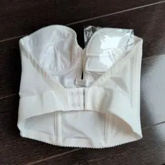 オフホワイト コルセットスタイル ブライダルインナー ショートビスチェ　B70