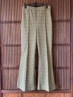 レディース •フレアパンツ •ウエストゴム • L