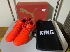 Puma キング アルティメット HG オレンジ×ホワイト　28cmのサムネイル