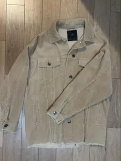 ZARA コーデュロイジャケット ベージュ